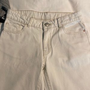 Boys white Zara jeans